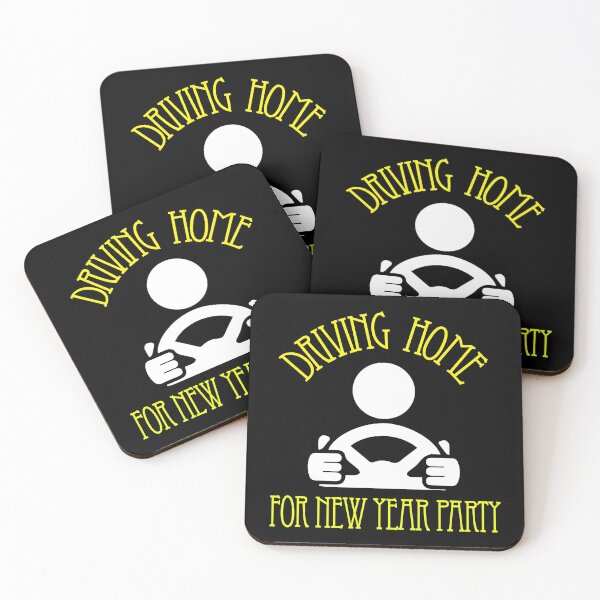 Item preview, driving home for New year party designed and sold by Nikmay Design.