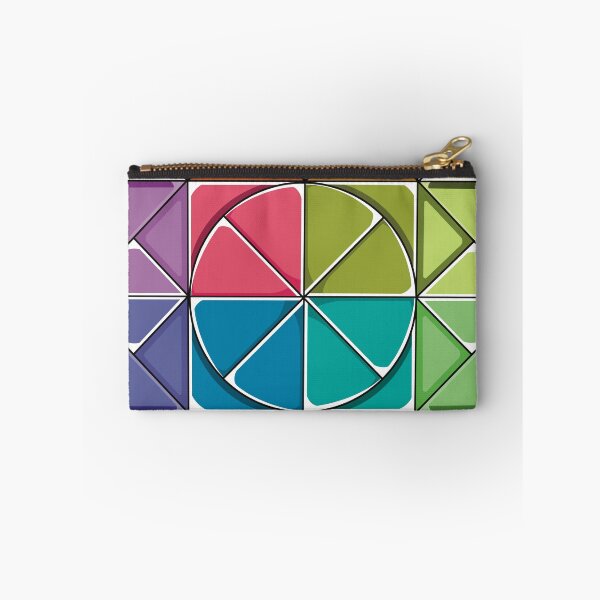 Item preview, play colors stylized circle squares designed and sold by chineiyuu.
