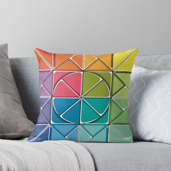 Item preview, play colors stylized circle squares designed and sold by chineiyuu.