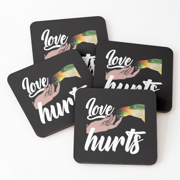 Item preview, Funny Caique Owner Design – Love Hurts Bird Owner designed and sold by TrndSttr.