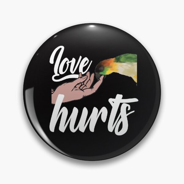 Item preview, Funny Caique Owner Design – Love Hurts Bird Owner designed and sold by TrndSttr.