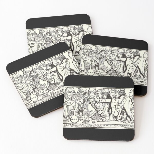 Item preview, Arthur Rackham-  King Arthur- Sir Mador Appeals The Queen designed and sold by Dreamflight.