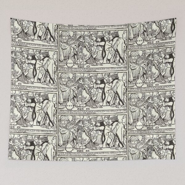 Item preview, Arthur Rackham-  King Arthur- Sir Mador Appeals The Queen designed and sold by Dreamflight.