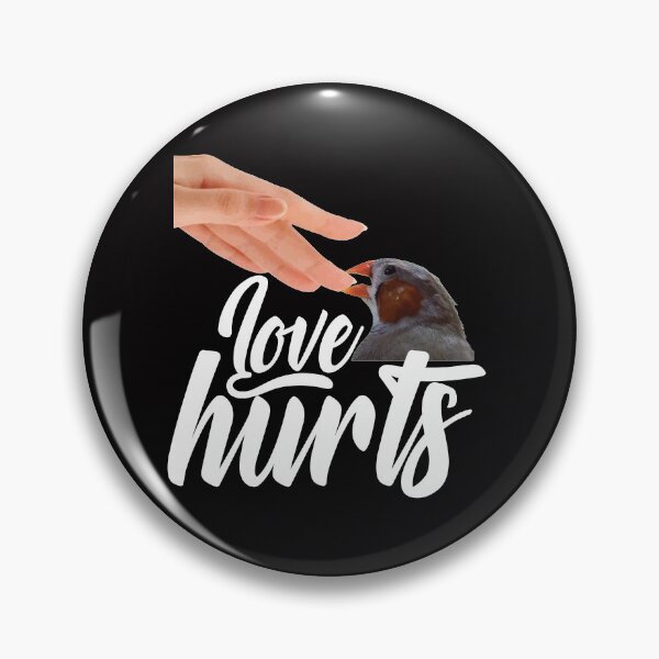 Item preview, Funny Finch Owner Design – Love Hurts Bird Owner designed and sold by TrndSttr.