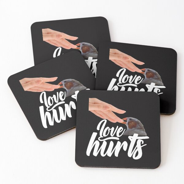 Item preview, Funny Finch Owner Design – Love Hurts Bird Owner designed and sold by TrndSttr.