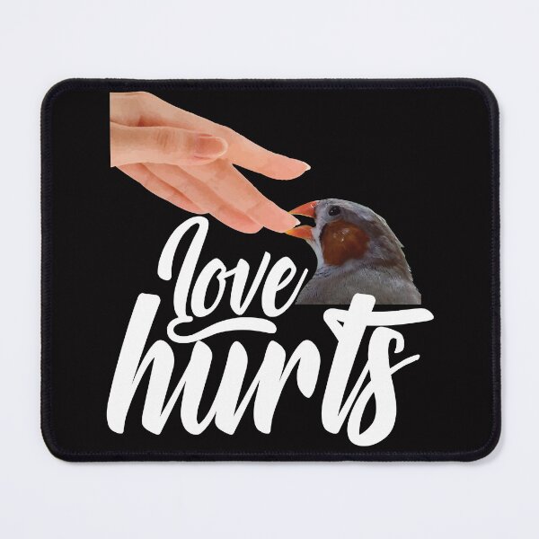 Item preview, Funny Finch Owner Design – Love Hurts Bird Owner designed and sold by TrndSttr.