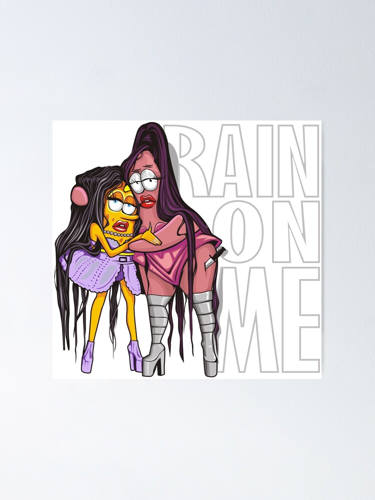 Rain On Me Spongebob And Patrick Poster By Pastelsunday Redbubble