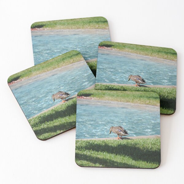 Item preview, Duck looking at water pond designed and sold by FindYouByZ.