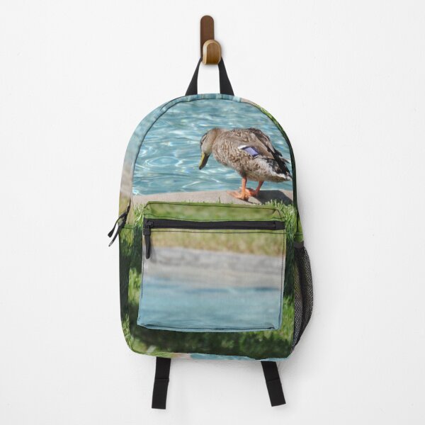 Item preview, Duck looking at water pond designed and sold by FindYouByZ.