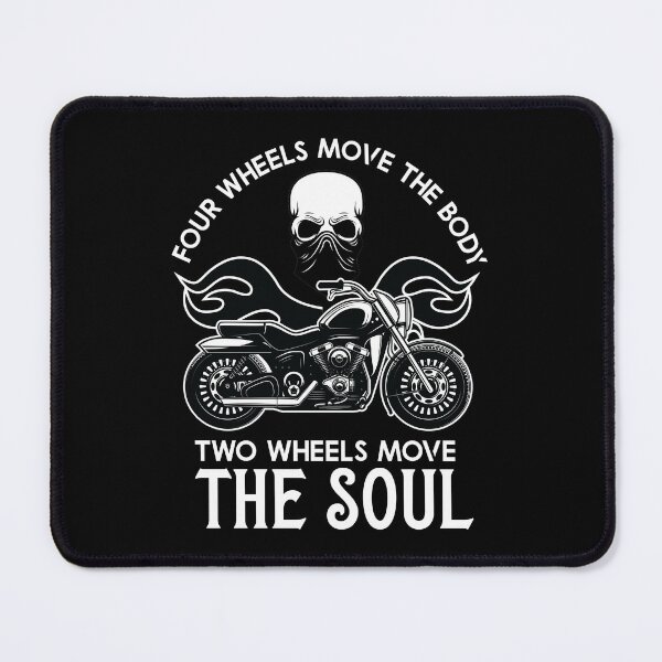 Item preview, Four wheels move the body, Two wheels move the soul designed and sold by cruzzcreation.
