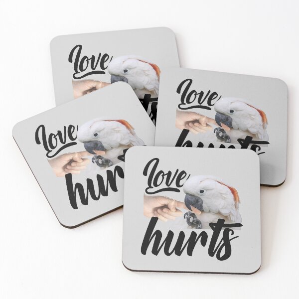 Item preview, Funny Cockatooo Owner Design – Love Hurts Bird Owner designed and sold by TrndSttr.