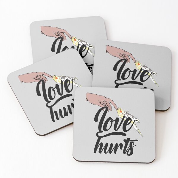 Item preview, Funny Cockatiel Owner Design – Love Hurts Bird Owner designed and sold by TrndSttr.