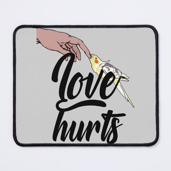 Item preview, Funny Cockatiel Owner Design – Love Hurts Bird Owner designed and sold by TrndSttr.