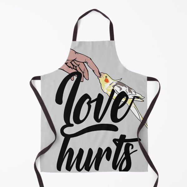Item preview, Funny Cockatiel Owner Design – Love Hurts Bird Owner designed and sold by TrndSttr.