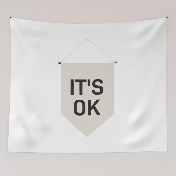 Item preview, It's Ok Pennant Banner  designed and sold by llevine2934.