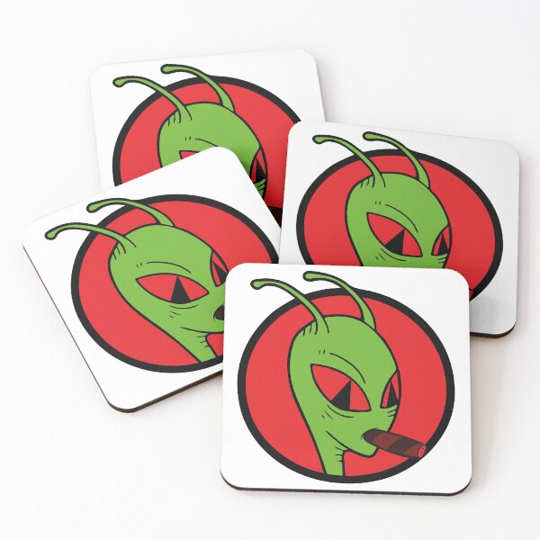 Item preview, Alien who smokes a blunt - the best designer weed designed and sold by WeedHighLife.