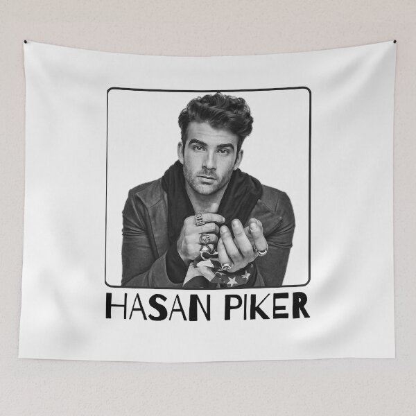 Item preview, Vintage Bash Hasan Piker Journalist Program Producer Retro Style designed and sold by Tami Makayla.