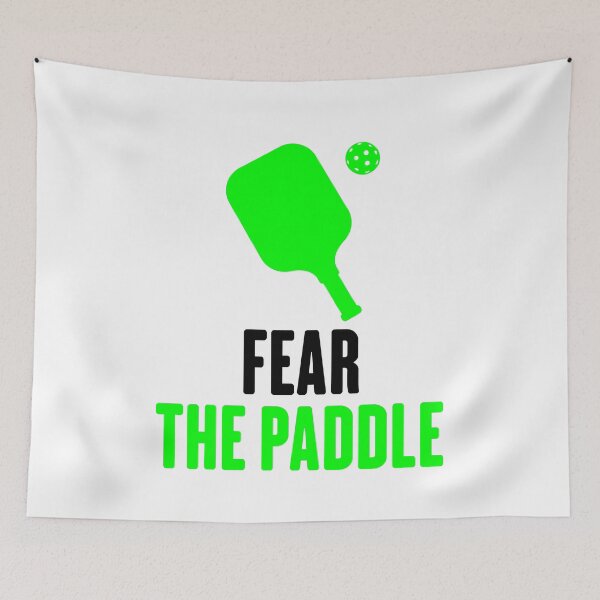 Item preview, fear the paddle funny saying for pickleball players for mom for dad for grandpa  designed and sold by mydreamcatcher.