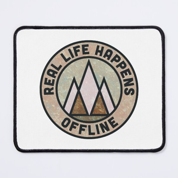 Item preview, Real Life Happens Offline designed and sold by fotollissimo.