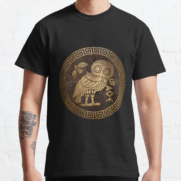 Athens Ancient Greece Athenian Owl Symbol of Goddess Athena Classic T-Shirt