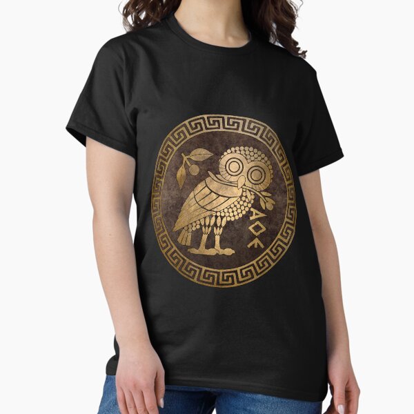 Item preview, Athens Ancient Greece Athenian Owl Symbol of Goddess Athena designed and sold by Agema Apparel.