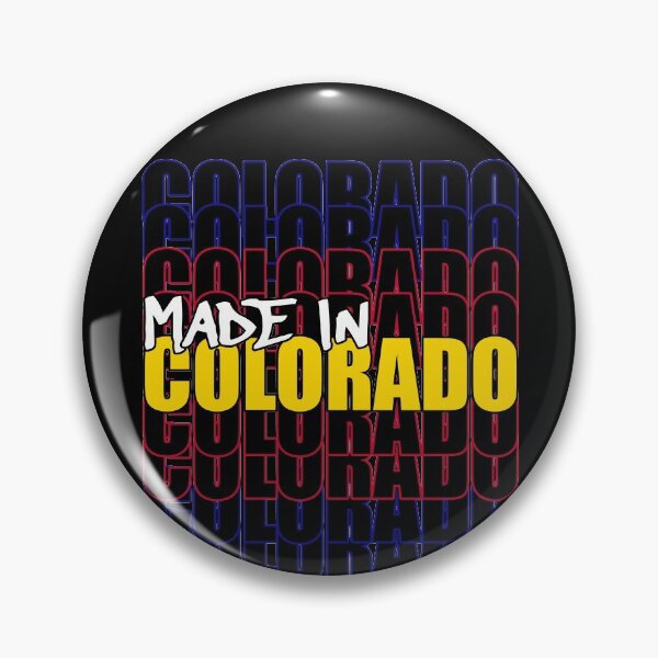 Item preview, Made In Colorado State Flag Typography designed and sold by that5280lady.