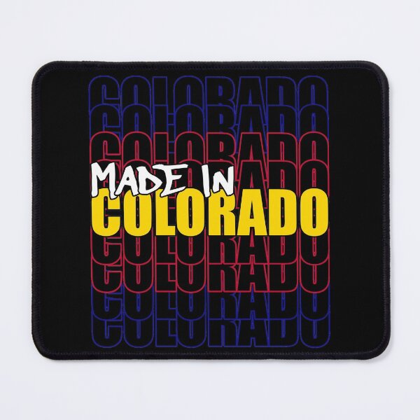 Item preview, Made In Colorado State Flag Typography designed and sold by that5280lady.