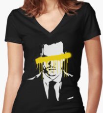 Moriartee Women's Fitted V-Neck T-Shirt