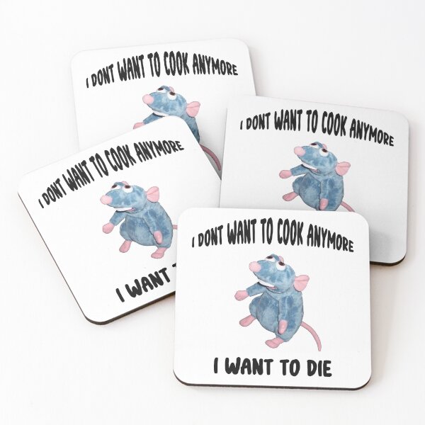 Item preview, Funny Remy I Don't Want To Cook Anymore I Want To Die designed and sold by YADESING.