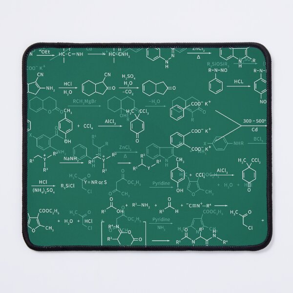 Item preview, Chemistry Formulas Chalkboard School Geek designed and sold by BluePlanet.