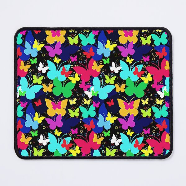 Item preview, Butterflies multicolor pattern designed and sold by cutecrazytshirt.