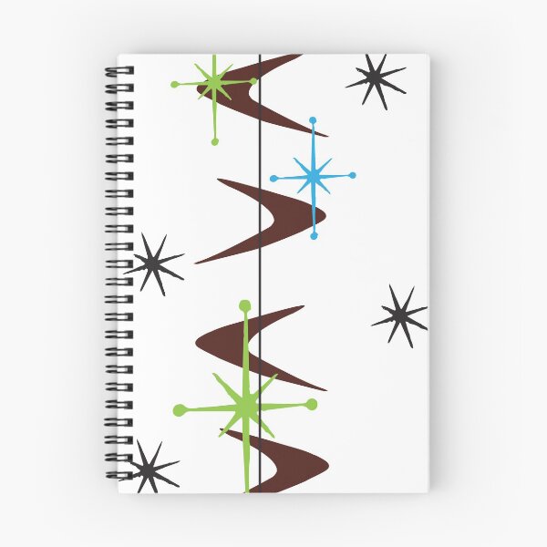 Item preview, Atomic modern abstract pattern with starburst  designed and sold by LisWilliams.