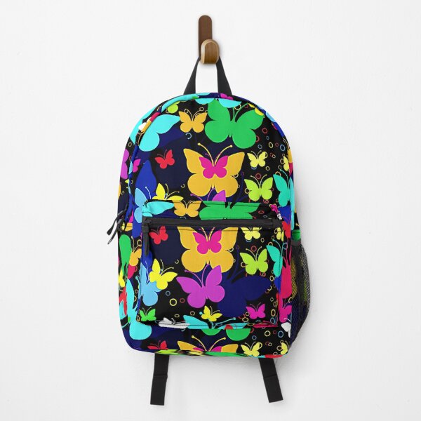 Item preview, Butterflies multicolor pattern designed and sold by cutecrazytshirt.