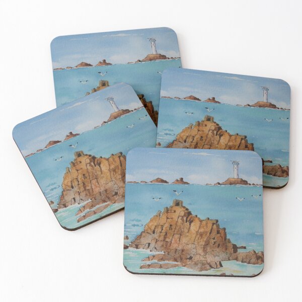 Item preview, Armed Knight and Longships Lighthouse. designed and sold by John Ray.