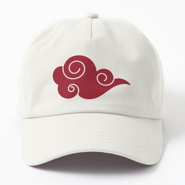 Rote japanische Wolke Dad Hat