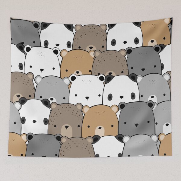 Item preview, i wanna be a bear, cute Bear pattern designed and sold by Perfectwear7.