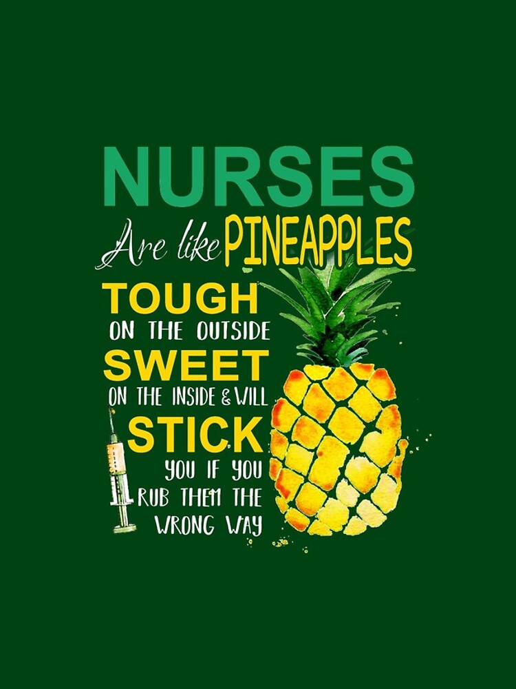 Nurses Are Like Pineapple, Funny Nursing Quotes' Water Bottle