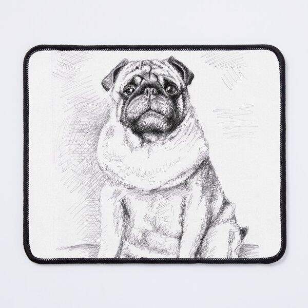 Item preview, The Pug - Der Mops designed and sold by Arts & Dogs.
