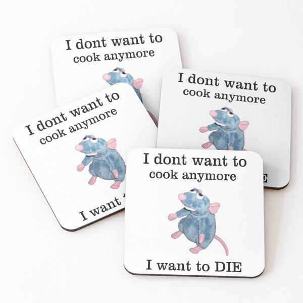 Item preview, Funny Remy Doesn't Want To Cook Anymore I Want To Die designed and sold by YADESING.