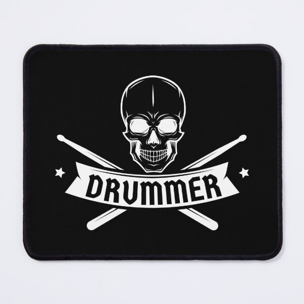 Item preview, Skull And Drumsticks For Drummers designed and sold by playloud.