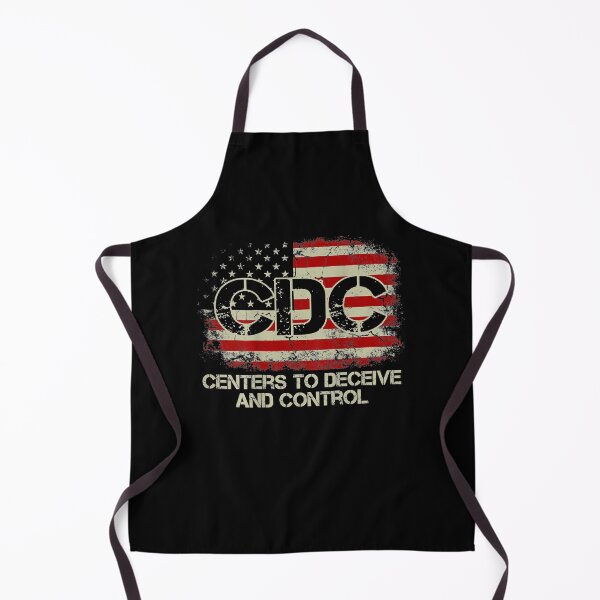 Item preview, CDC Centers To Deceive And Control American Flag Tee designed and sold by NewDayDesigns.