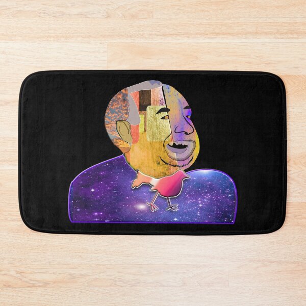 Item preview, MODERN CARICATURE LAUGHING PORTRAIT - BIRD BOW TIE - ALFRED HITCHCOCK - THE KING OF SUSPENSE - THE MOVIE "THE BIRDS". designed and sold by Ralek.