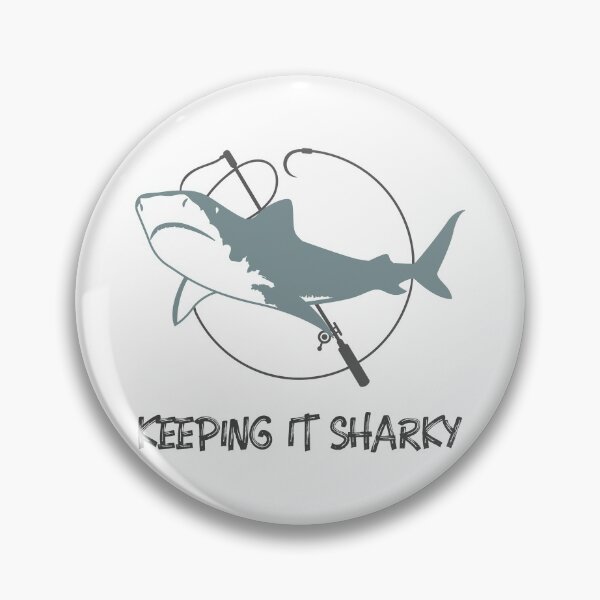 Item preview, KEEPING IT SHARKY/ SHARK FISHING designed and sold by sharkychele.