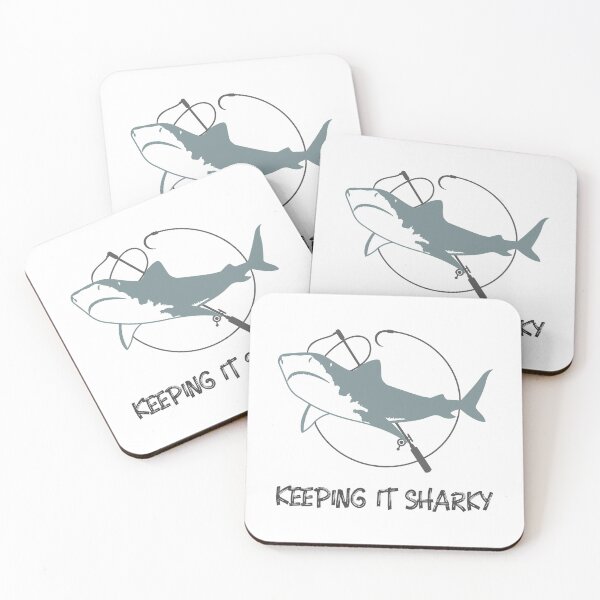 Item preview, KEEPING IT SHARKY/ SHARK FISHING designed and sold by sharkychele.