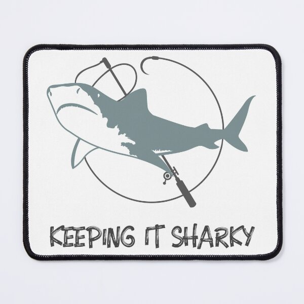 Item preview, KEEPING IT SHARKY/ SHARK FISHING designed and sold by sharkychele.