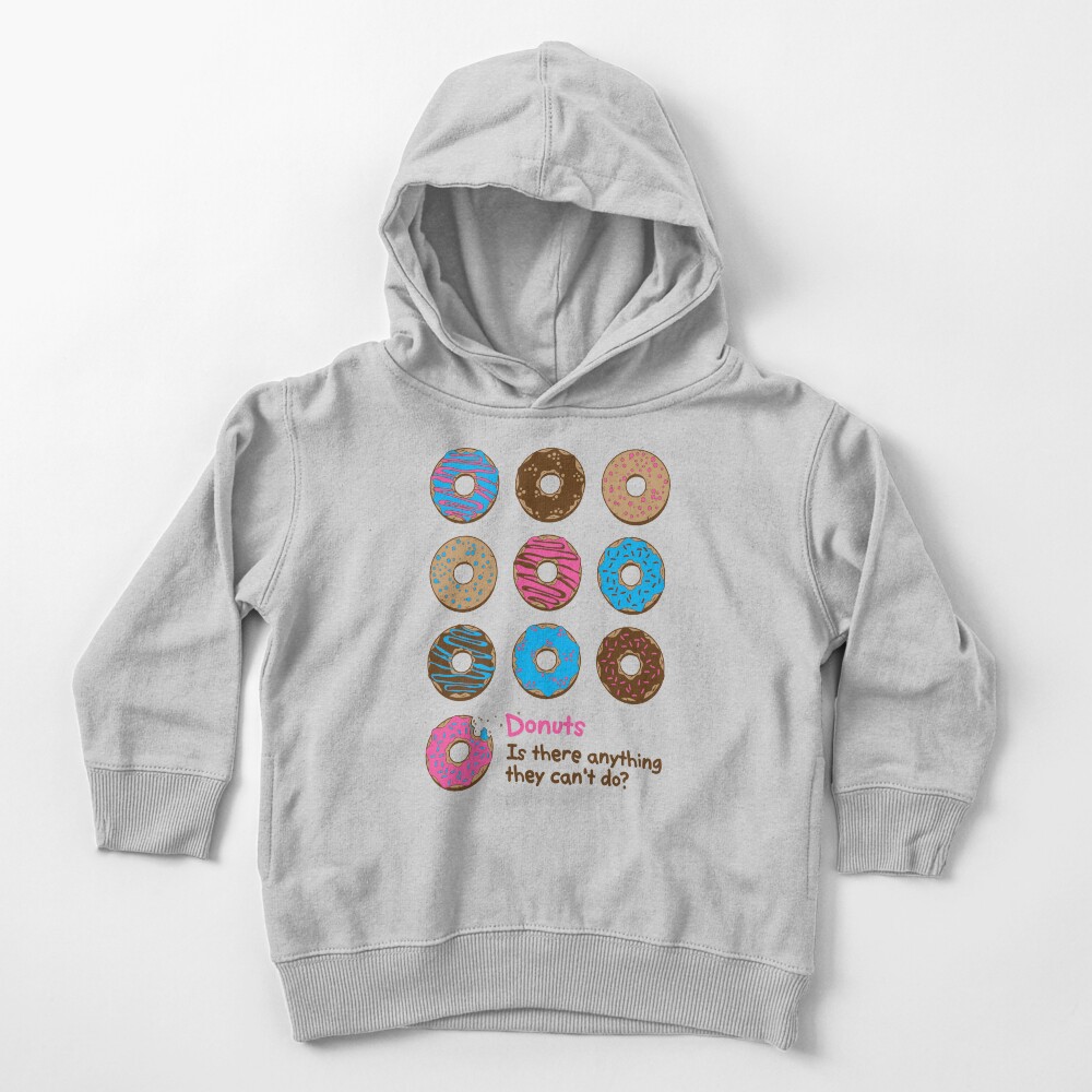 Mmmm donuts! Toddler Pullover Hoodie