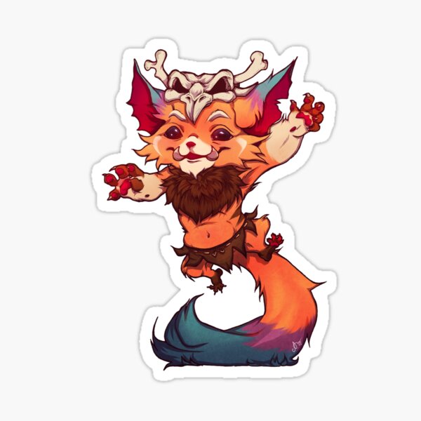 Gnar Fan Art Sticker For Sale By Melpchen Redbubble