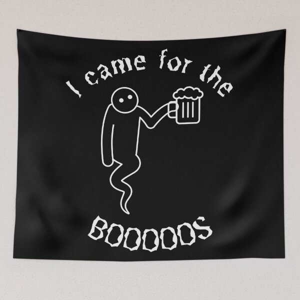 Item preview, I Came For The BOOOOOS (in white) designed and sold by BlkBearyDesigns.