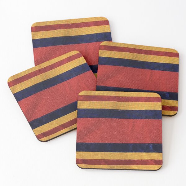 Item preview, Hockey Jersey Stripes, Yellow Rust Blue, designed and sold by Nostrathomas66.