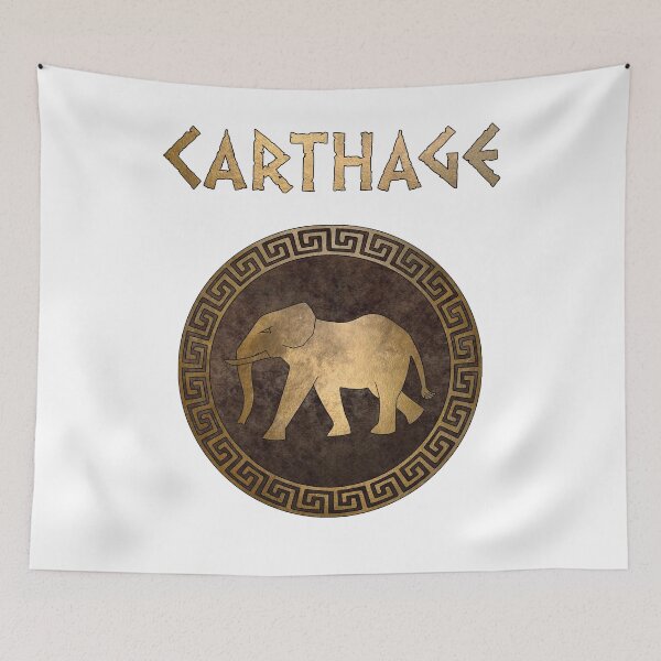 Item preview, Ancient Carthage Hannibal War Elephant designed and sold by Agema Apparel.